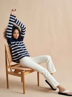 La Ligne Mini Striped Toujours Sweater Navy/Cream Best