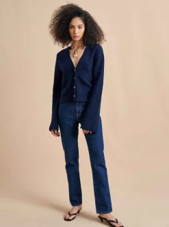 La Ligne Mini Toujours Cardigan Navy Clearance