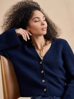La Ligne Mini Toujours Cardigan Navy Clearance