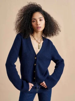 La Ligne Mini Toujours Cardigan Navy Clearance