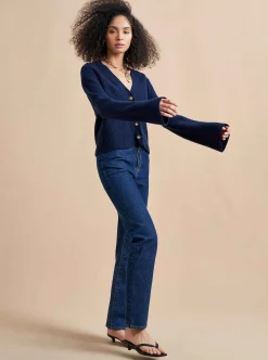 La Ligne Mini Toujours Cardigan Navy Clearance