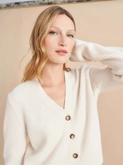 La Ligne Mini Toujours Cardigan Cream Discount