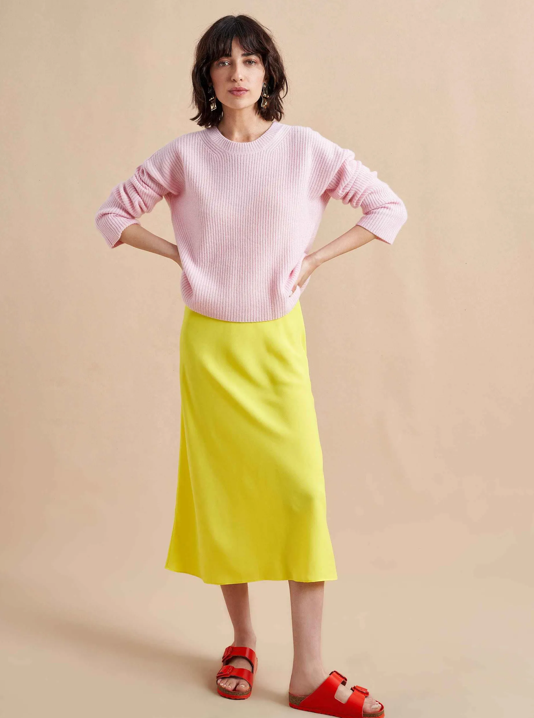La Ligne Mini Toujours Sweater Pale Pink Hot