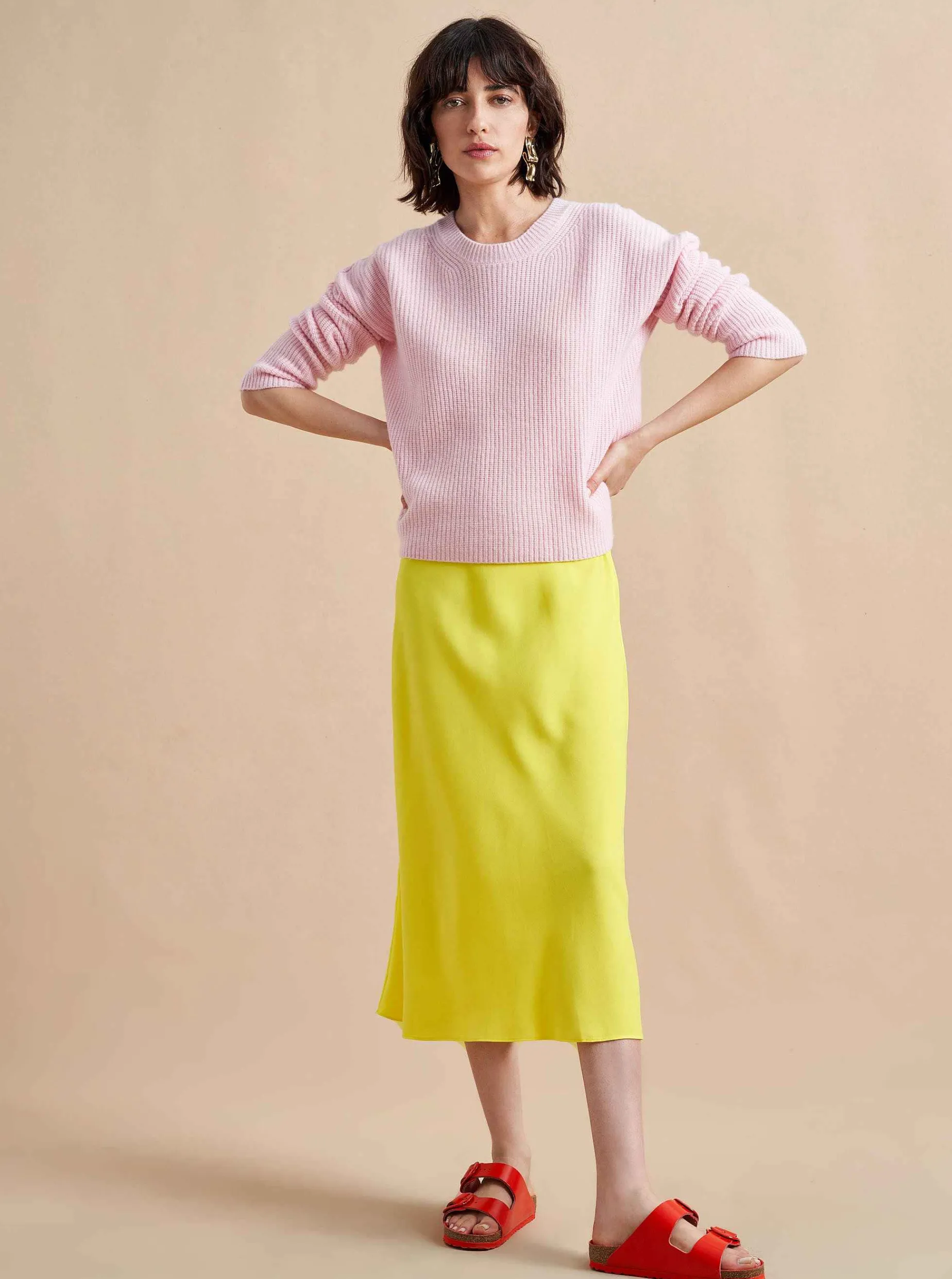 La Ligne Mini Toujours Sweater Pale Pink Hot
