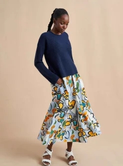 La Ligne Mini Toujours Sweater Navy Sale