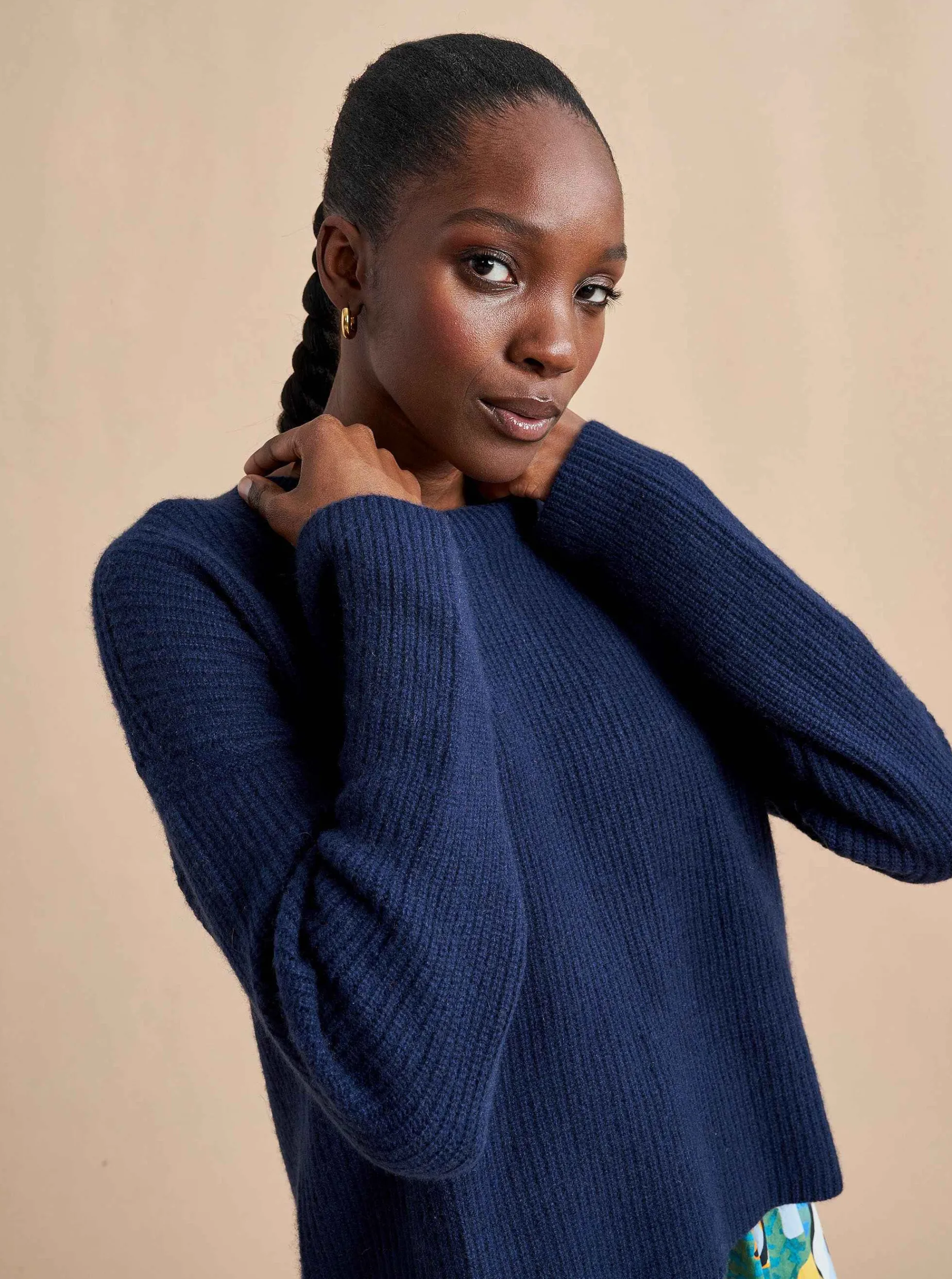 La Ligne Mini Toujours Sweater Navy Sale