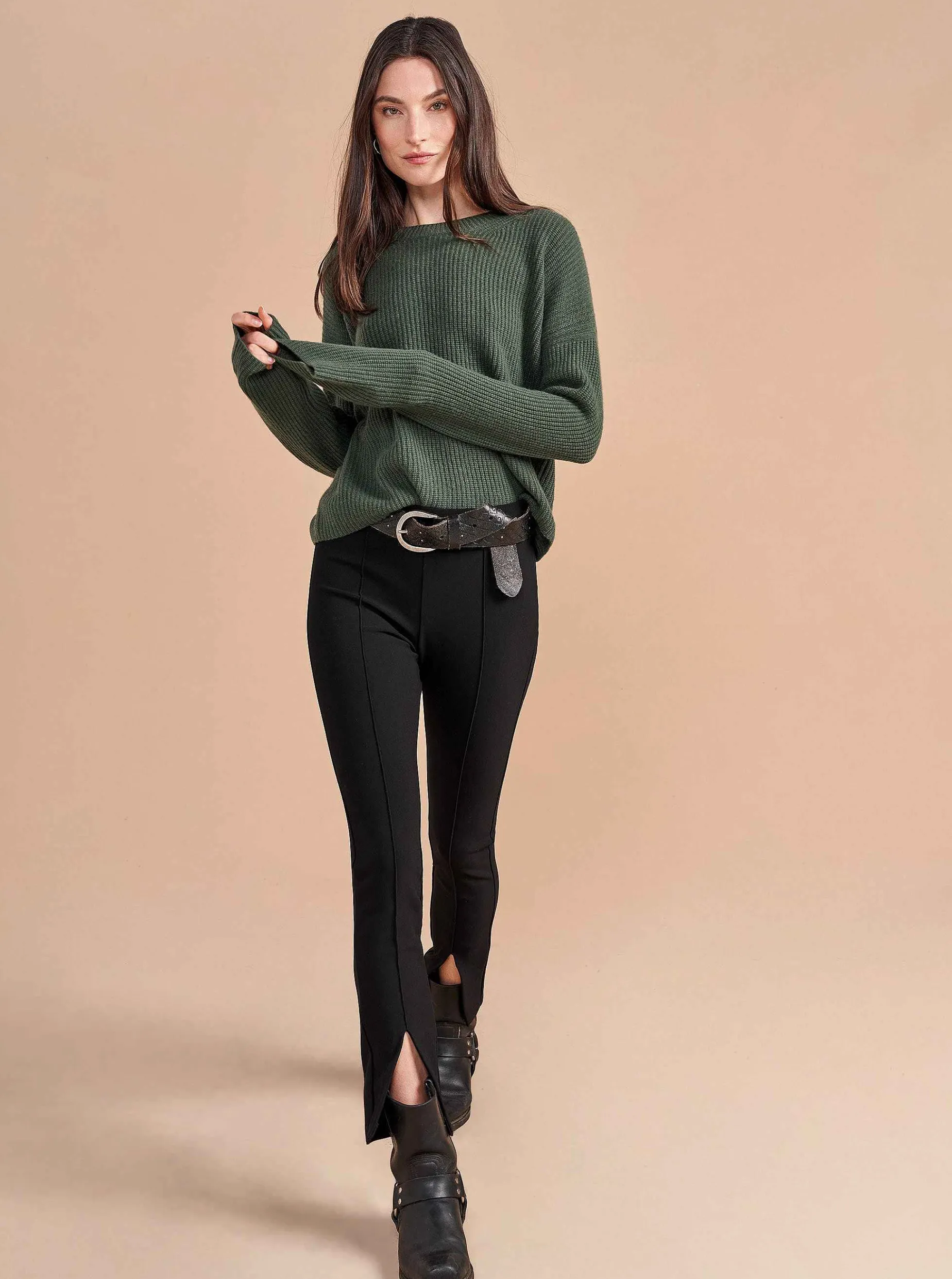 La Ligne Mini Toujours Sweater Army Outlet