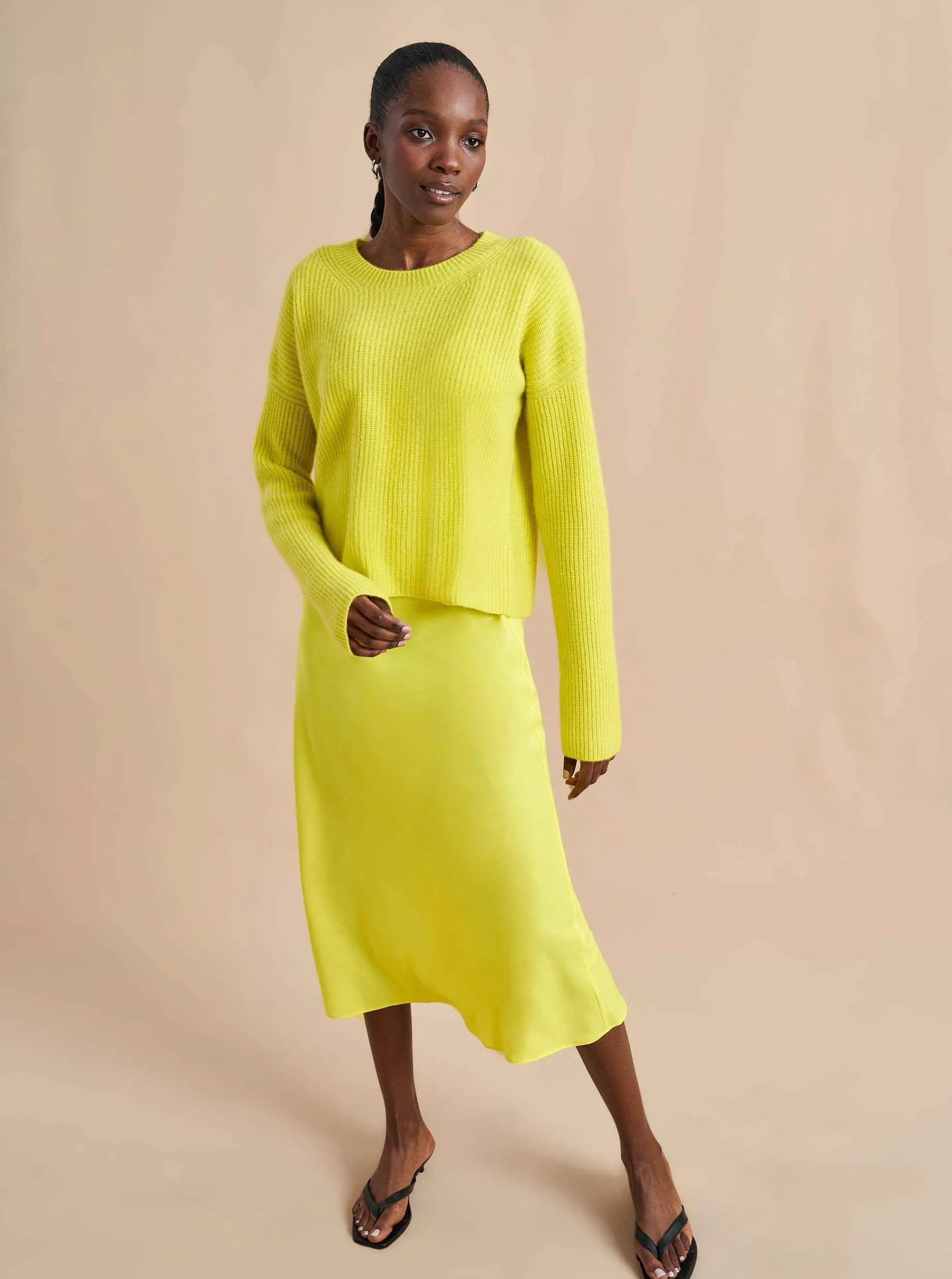 La Ligne Mini Toujours Sweater Lemon Cheap