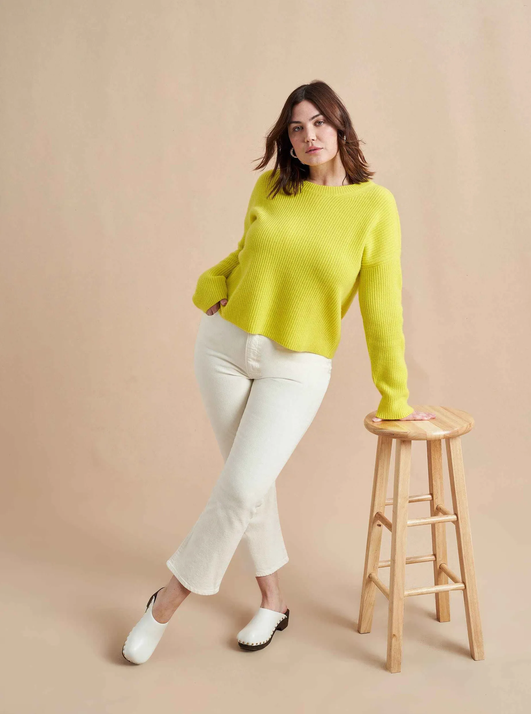 La Ligne Mini Toujours Sweater Lemon Cheap