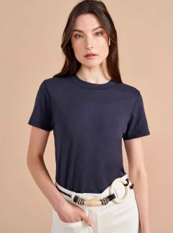 La Ligne Molly Tee Navy Cheap