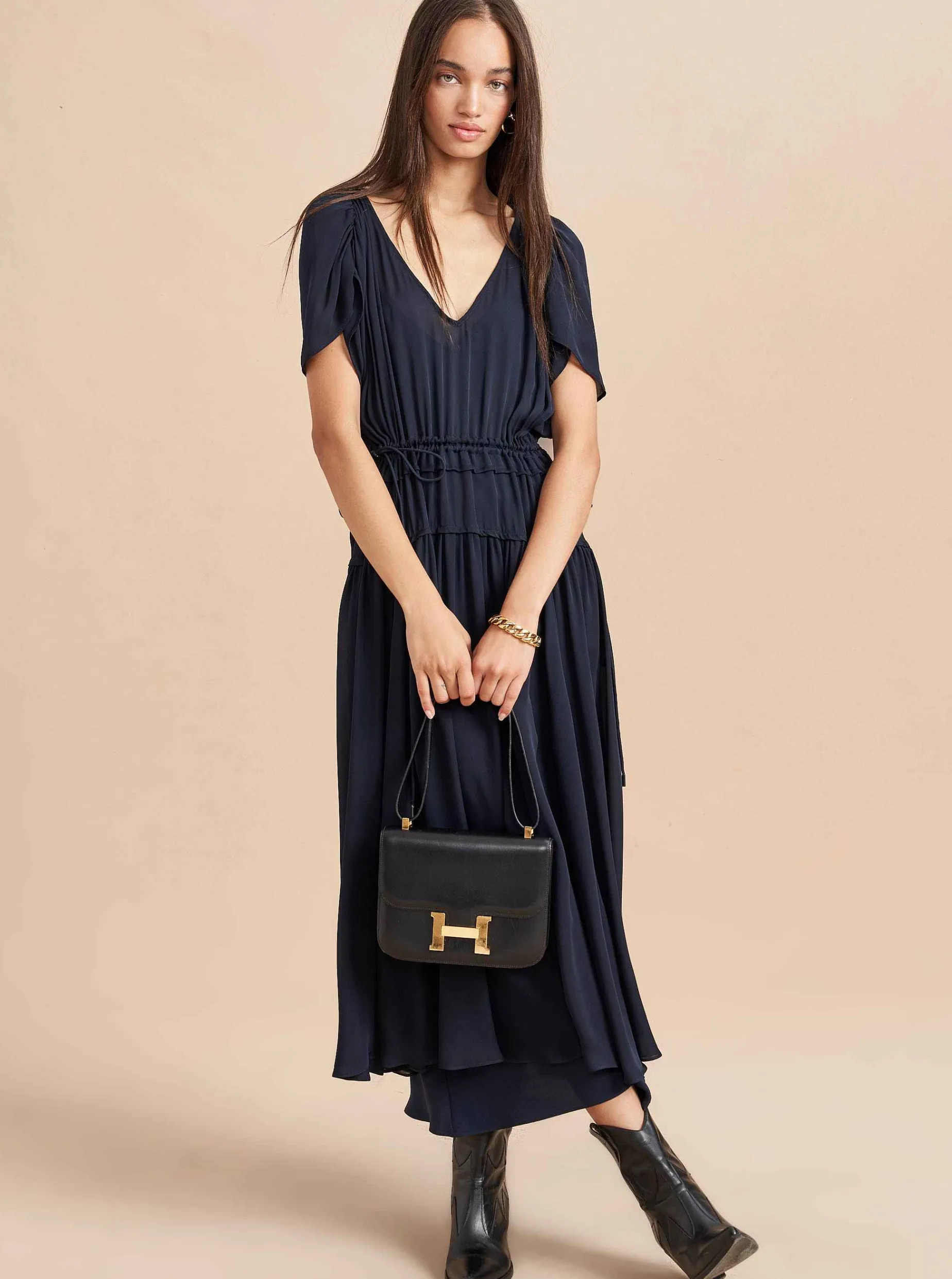 La Ligne Natalie Dress Navy Hot