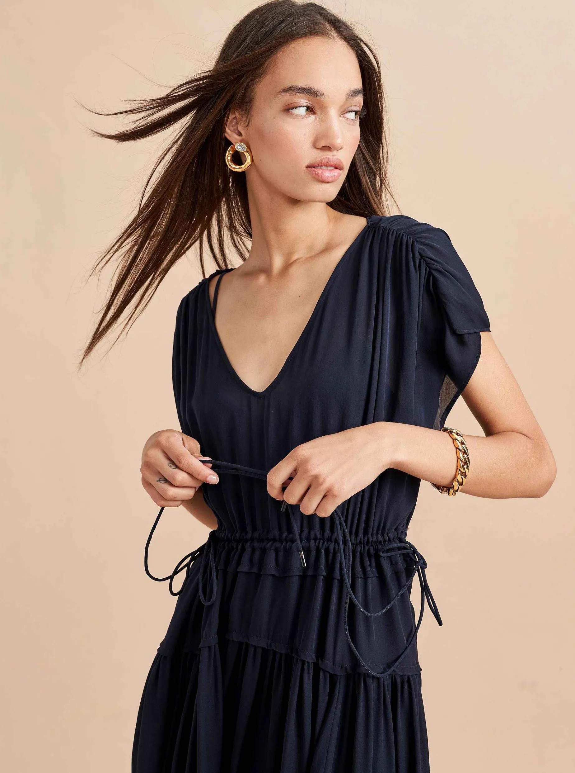 La Ligne Natalie Dress Navy Hot