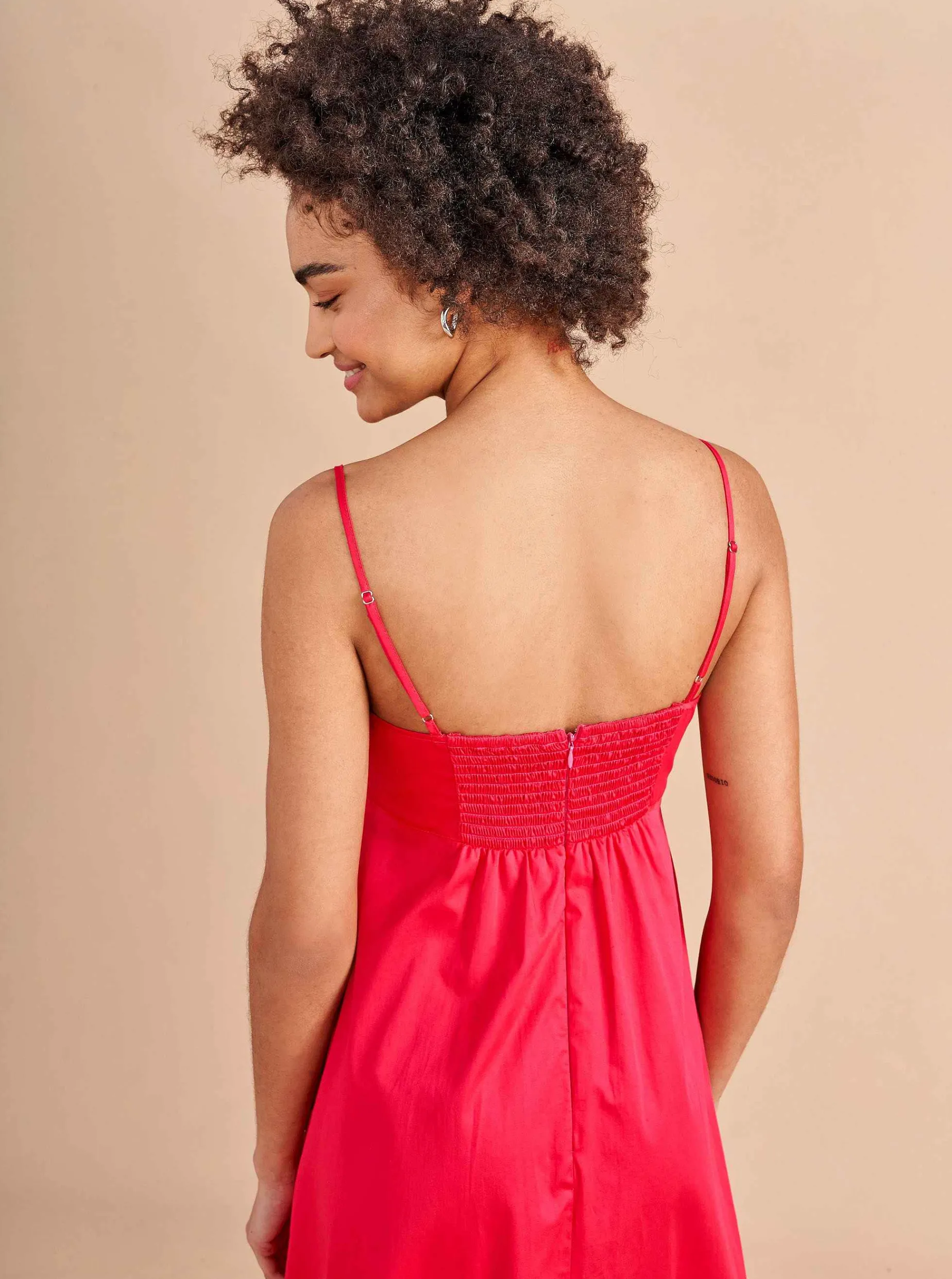 La Ligne Portia Dress Raspberry New