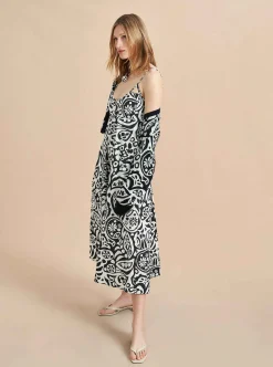 La Ligne Portia Dress Black/White Outlet