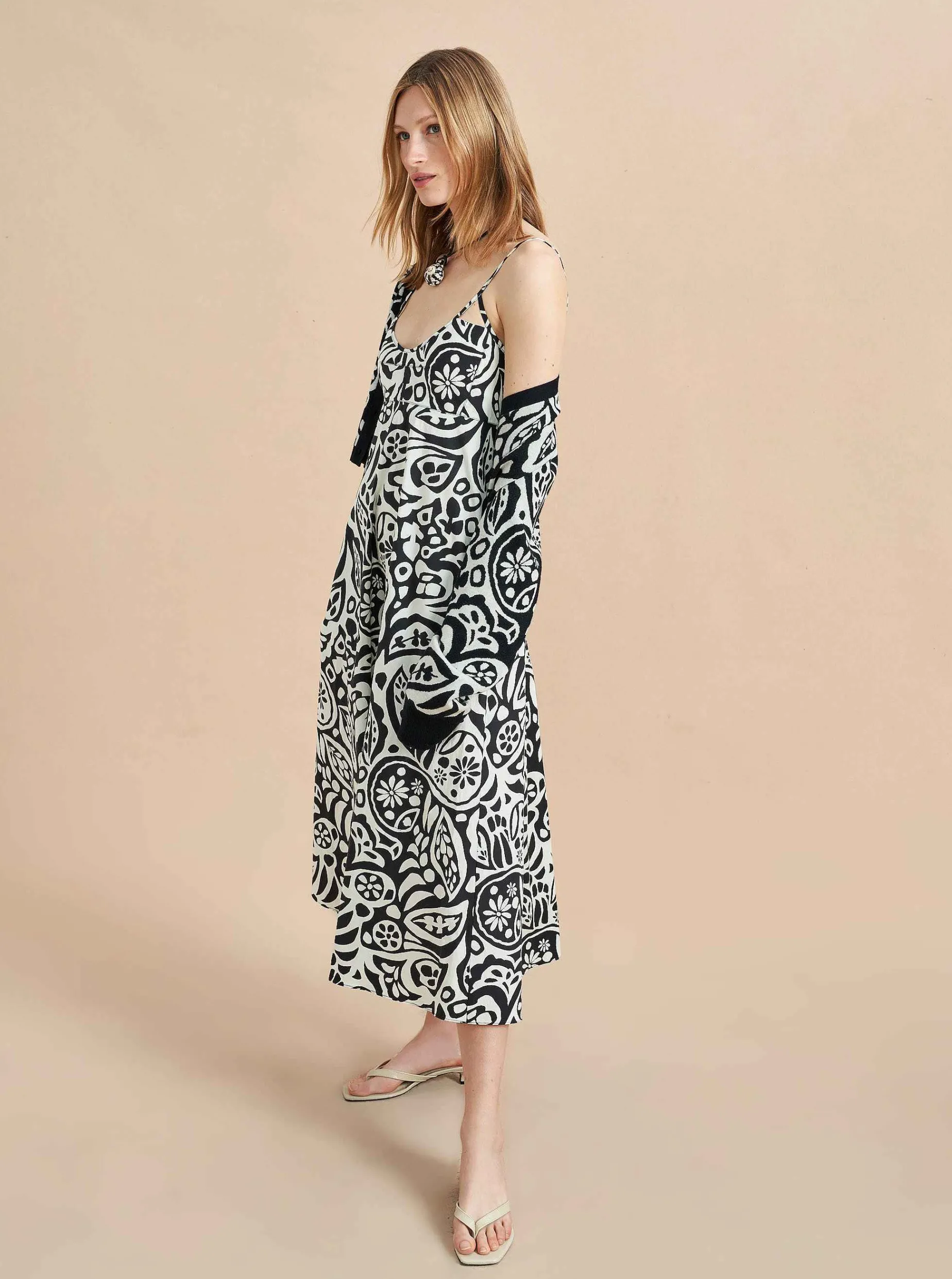 La Ligne Portia Dress Black/White Outlet