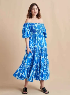 La Ligne Pyper Dress Pale Blue Store