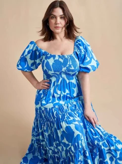 La Ligne Pyper Dress Pale Blue Store