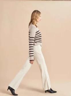 La Ligne Reece Trouser Ivory Flash Sale