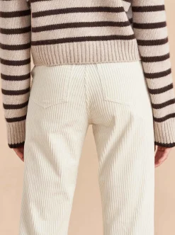 La Ligne Reece Trouser Ivory Flash Sale