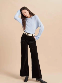 La Ligne Reece Trouser Chocolate Online