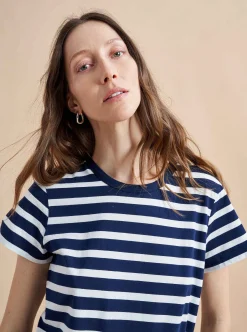 La Ligne Rickie Tee Navy/White Discount
