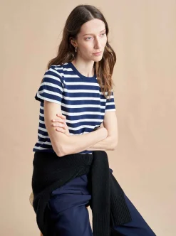 La Ligne Rickie Tee Navy/White Discount