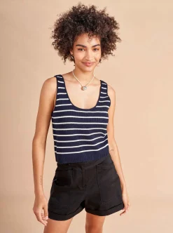 La Ligne Sailor Tank Navy/Cream Cheap