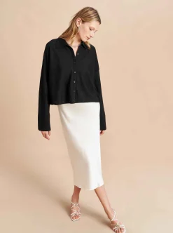 La Ligne Solid Meredith Shirt Shop