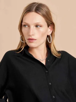 La Ligne Solid Meredith Shirt Shop