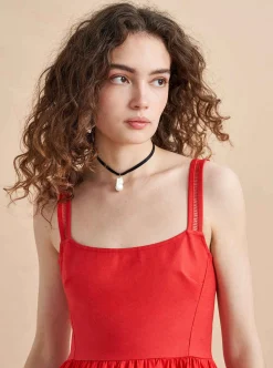 La Ligne Soraya Dress Poppy Cheap
