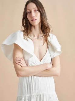 La Ligne Stella Dress Ivory New