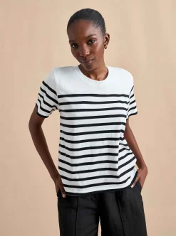 La Ligne Striped Val Tee Flash Sale