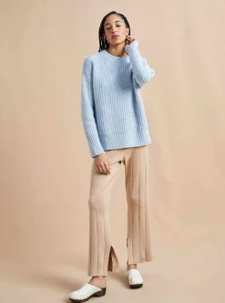 La Ligne Toujours Sweater Pale Blue Outlet