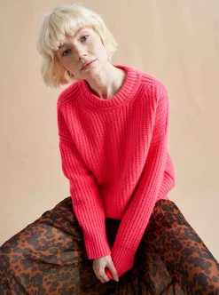 La Ligne Toujours Sweater Hot Pink New