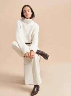 La Ligne Toujours Turtleneck Cream Cheap