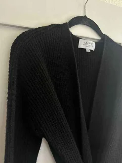 La Ligne Toujours Wrap Cardigan Black Cheap