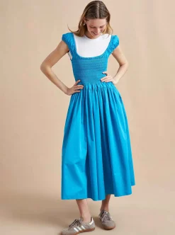 La Ligne Vivian Dress Cerulean Best