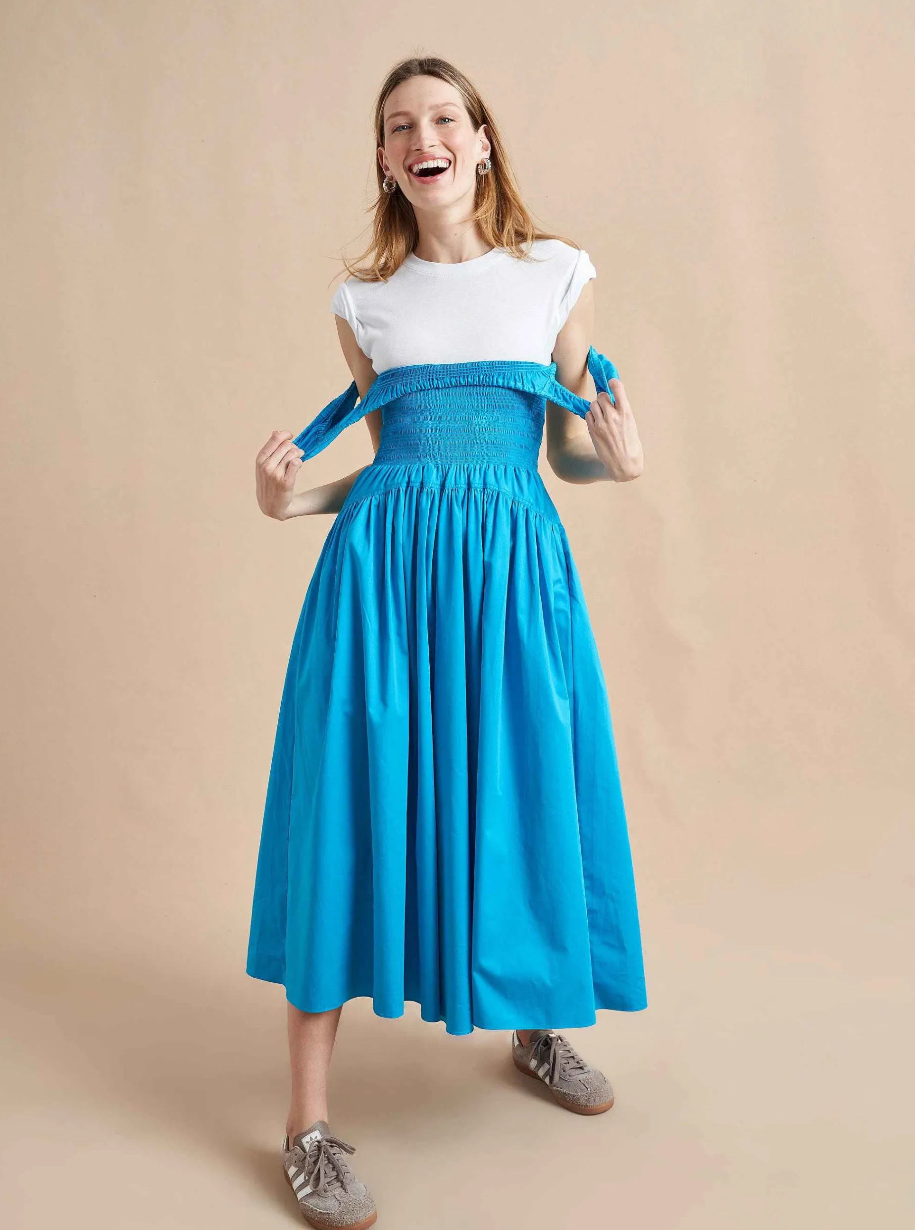 La Ligne Vivian Dress Cerulean Best
